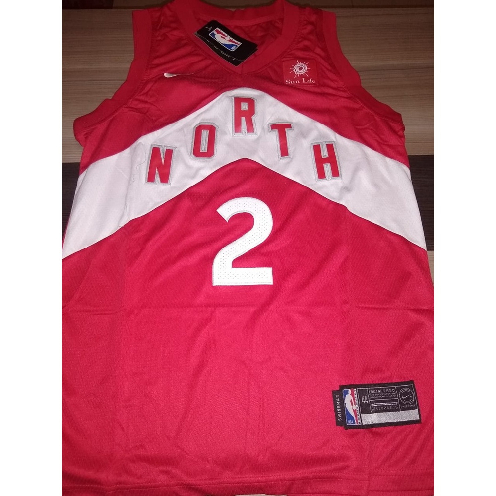 Camisas esportivas de basquete toronto raptors leonard vermelha