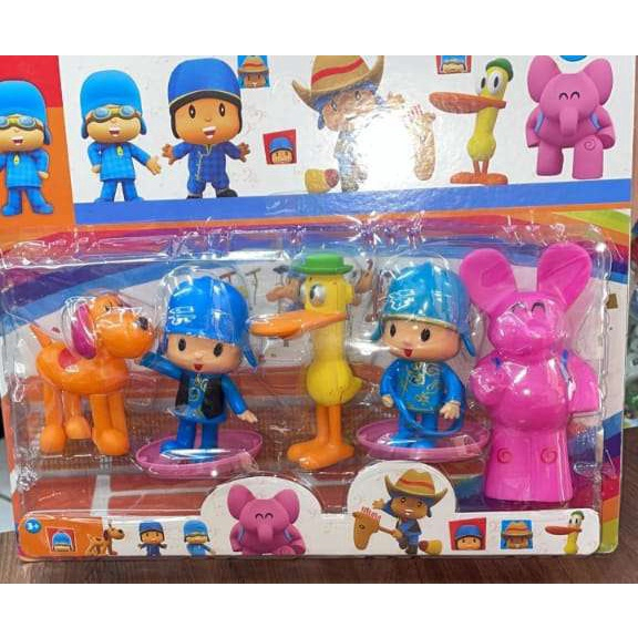 Kit Brinquedo Infantil Pocoyo 5 Bonecos. | Submarino