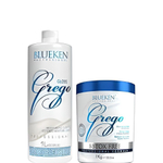 Escova Progressiva Grego 1L + Botox Capilar Grego 1Kg Blueken