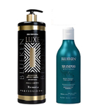 Escova Progressiva Luxe 1L Blueken + Shampoo 500Ml Blueken