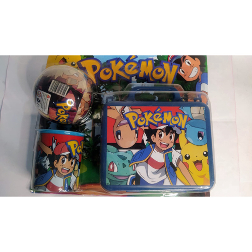 Mochila Brinquedos Retrô Personalizada Pokemon Turma