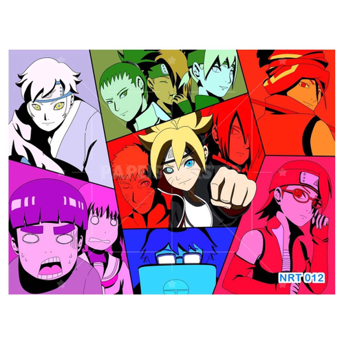 Papel De Parede Anime Naruto Mangá Desenho Art 3,5M Nrt07 no Shoptime