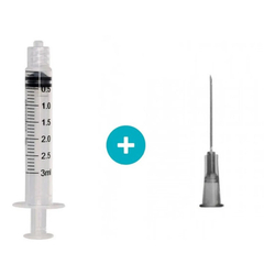 Kit Seringa 3ml Luer Lock C/50 + Agulha 25x7 C/50 é boa?