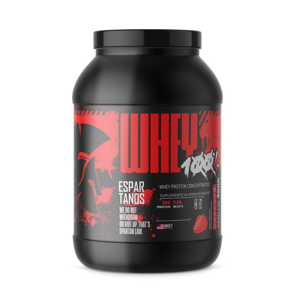 Whey Protein Concentrado 100 Pure 900g Wpc 80 Espartanos Submarino 6802