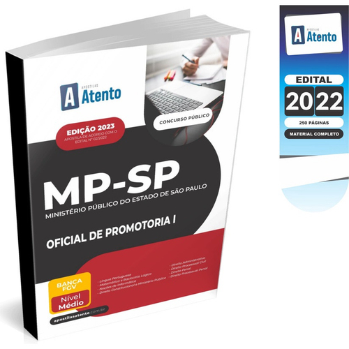 Apostila Concurso MP SP - Oficial de Promotoria 1 - Solução Cursos