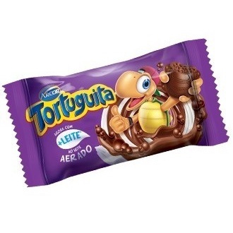 Chocolate Tortuguita Sabor Aerado Caixa C/24 Unid. em Promoção na ...