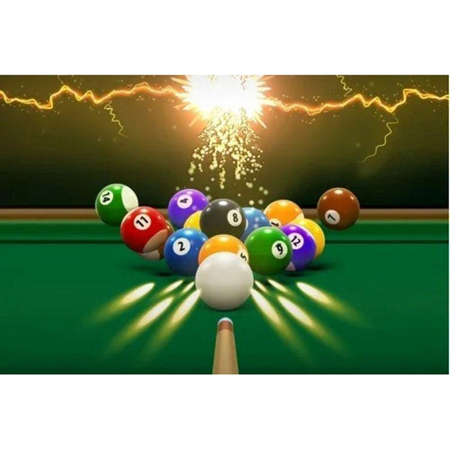 Jogo Bolas De Bilhar Sinuca Numeradas 50Mm Snooker