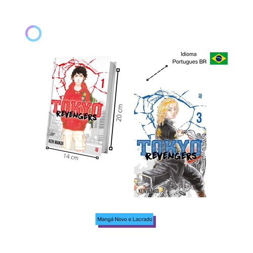 Tokyo Revengers Mangá Volume 1 E 2 - kit Livro Português jbc em Promoção na  Americanas