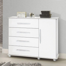 Cômoda Com Sapateira 4 Gavetas Veneza Branco Brilho é ruim? Cômoda Com Sapateira 4 Gavetas Veneza Branco Brilho é boa?