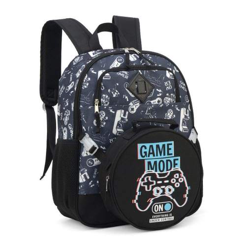 Mochila De Rodas Escolar Brancoala Games Com Parte Térmica