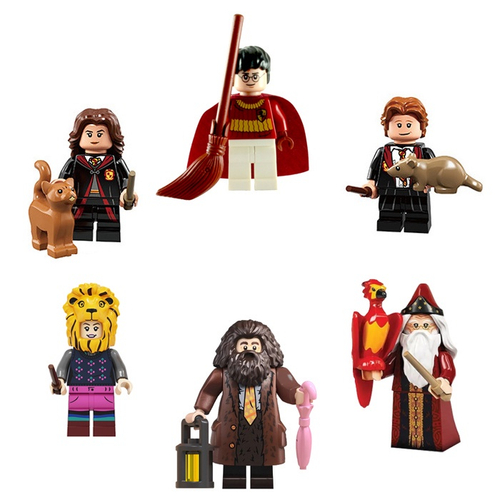 Boneco Harry Potter lego Bloco de montar Brinquedo Kit Boneco