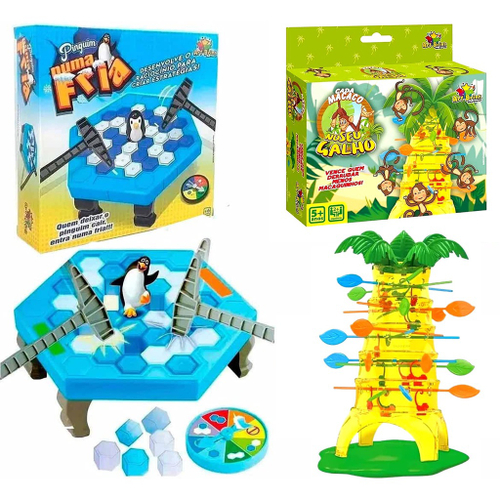 Jogo Infantil Pula Macaco Cada Macaco No Seu Galho - Compre Agora