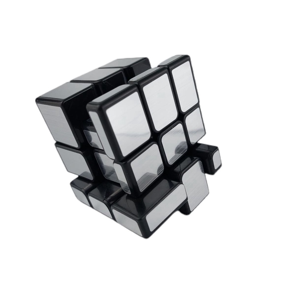 Cubo Mágico Profissional 3x3 Preto Adesivado Moyo