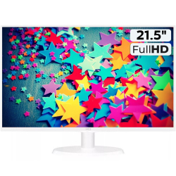 Monitor 21.5 Branco LED Widescreen 2ms 75Hz Full HD hdmi hq 21.5HQ-WLED vesa Ajuste de inclinação Menor preço em Monitor 21.5 Branco LED Widescreen 2ms 75Hz Full HD hdmi hq 21.5HQ-WLED vesa Ajuste de inclinação