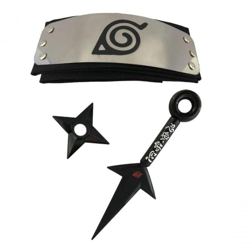 Kit Kunai Naruto Máscara Tobi Anel Akatsuki Pain Hidan