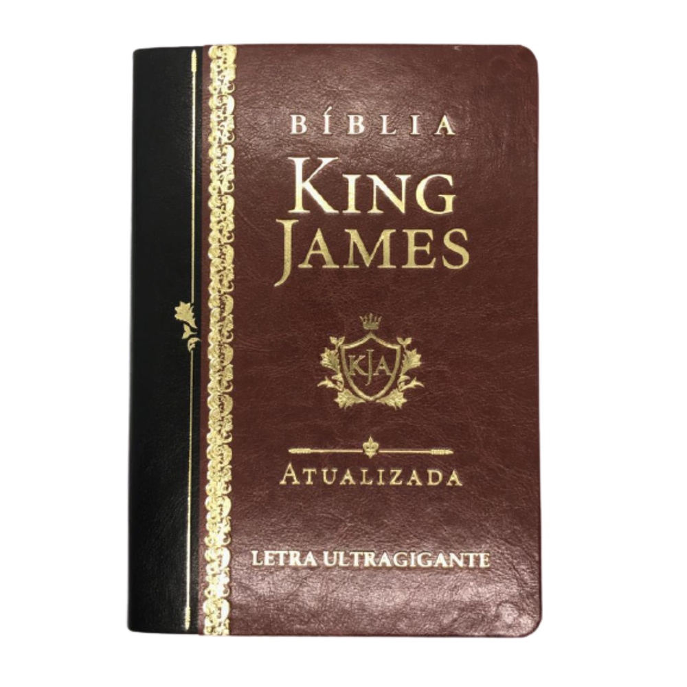 Bíblia King James Ultragigante Fiel 1611 Capa Luxo Marrom | Submarino