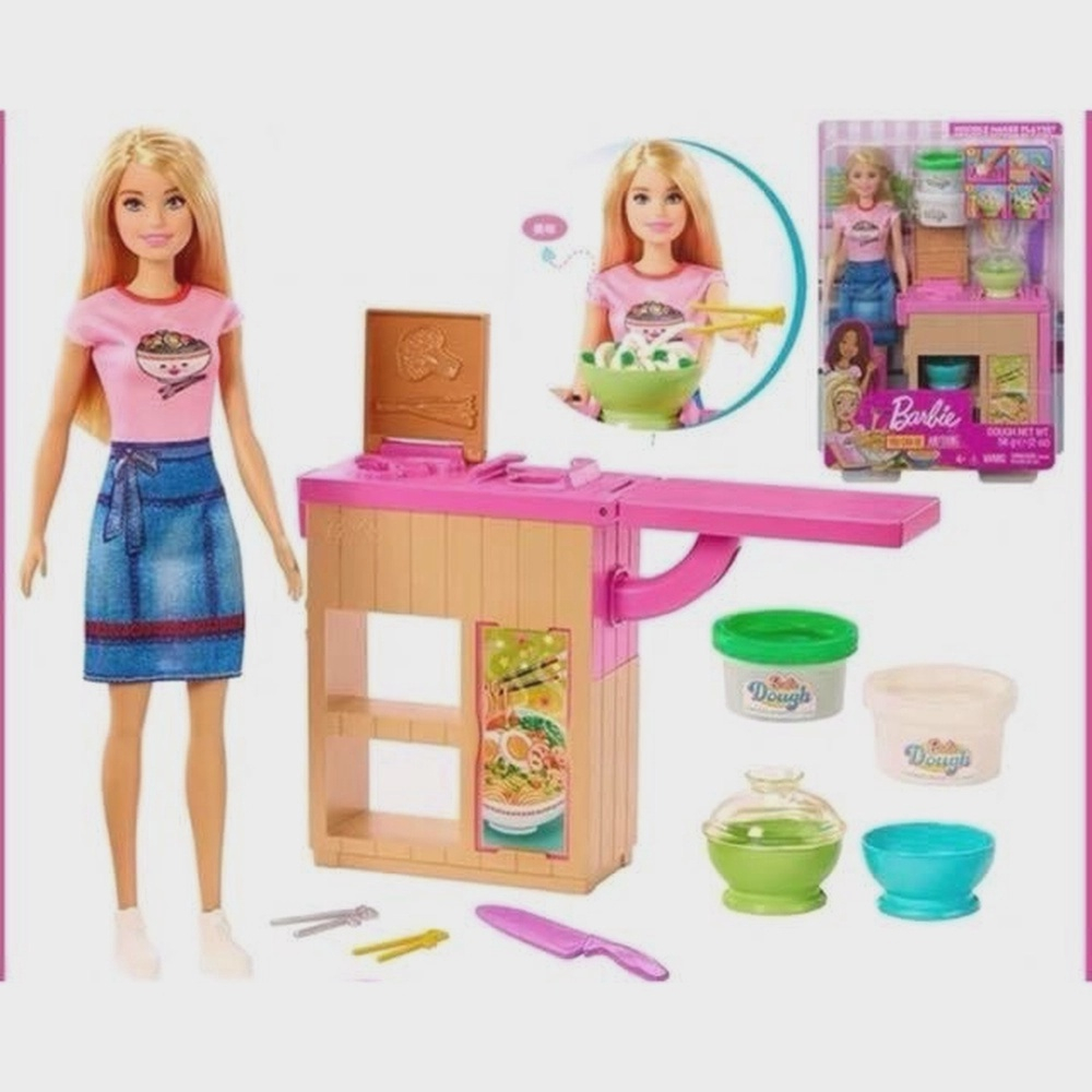 Boneca Mattel Barbie Profissões Chef de Macarrão GHK43, Bonecas