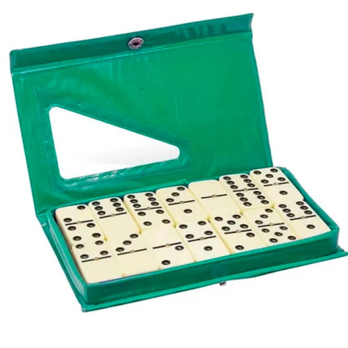 Kit 5 Jogos Domino Infantil Colorido Com 28 Pedras Em Cada