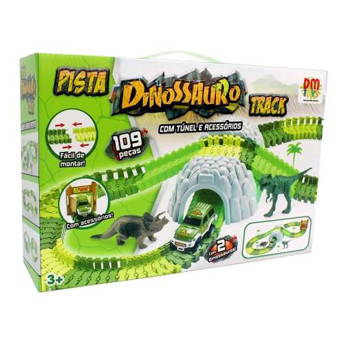 Dino Runners Carrinho Com Dinossauro 466 - Usual Brinquedos