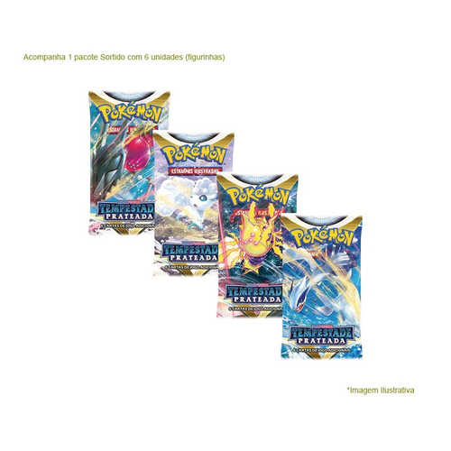 Jogo De Cartas Pokemon Tempestade Prateada Unitario 6 Cartas