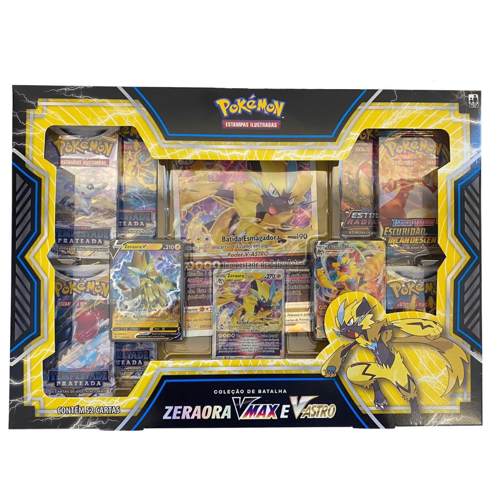 Pokemon Tcg Box Deoxys Ou Zeraora Vmax E V-astro Deck Copag