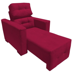 Poltrona 1 Lugar Retrátil E Reclinável Veneza Vermelho é boa?