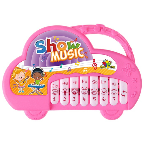 Super Teclado Piano Musical Infantil Bebe Educativo Sons Cor Mickey