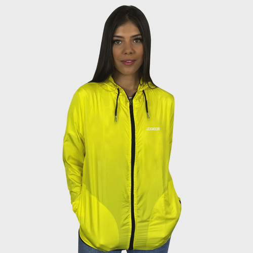 Jaqueta Corta Vento Light Feminino Amarelo wss Jogador em Promo o