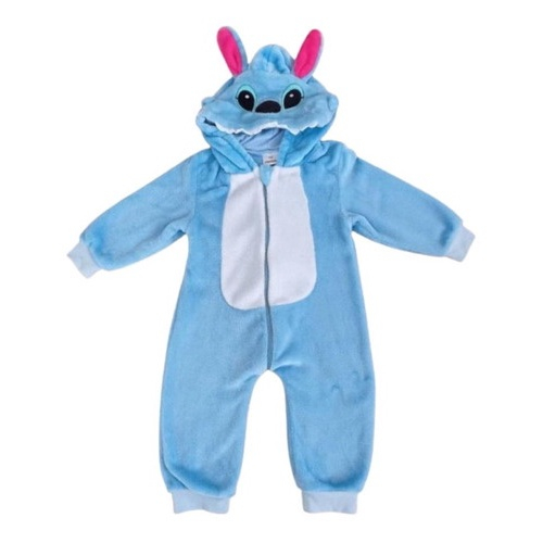 Macacão Pijama Bebê Infantil de Bichinho Stitch (18 Meses) - MKP