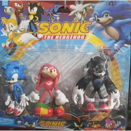 Kit Sonic Cartelado com 4 Bonecos 12 cm - Toys - Bonecos