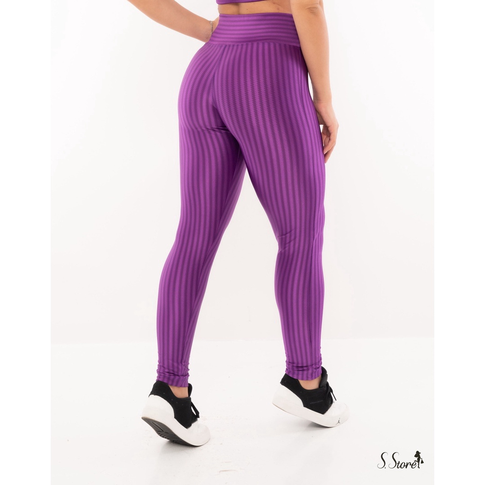 Calça Legging Fitness 3d Poliamida Academia