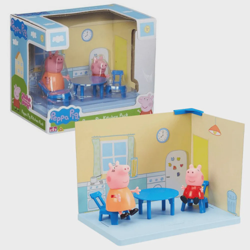 Playset Maleta Peppa Pig - Casa da Peppa - Sunny com o Melhor