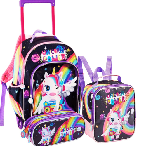 Mochila Escolar Roda Kit Escolar Infantil Game Start em Promoção na  Americanas