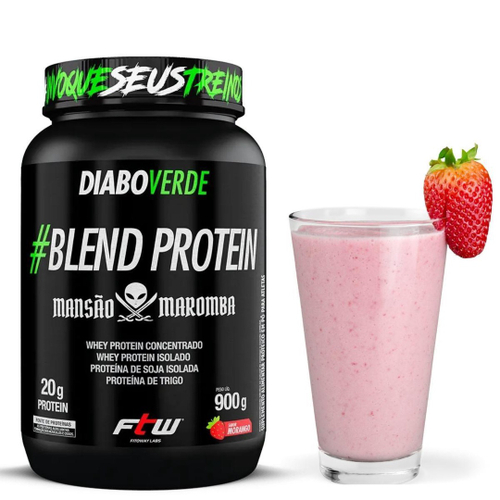 Blend Protein Whey Mansão Maromba Ftw Pote 900G Diabo Verde No Shoptime