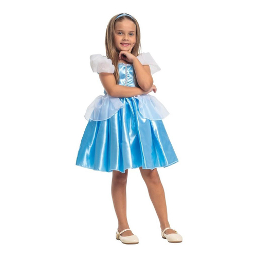 Vestido Infantil Princesa Cinderela Glitter Luxo Festa em Promoção na  Americanas