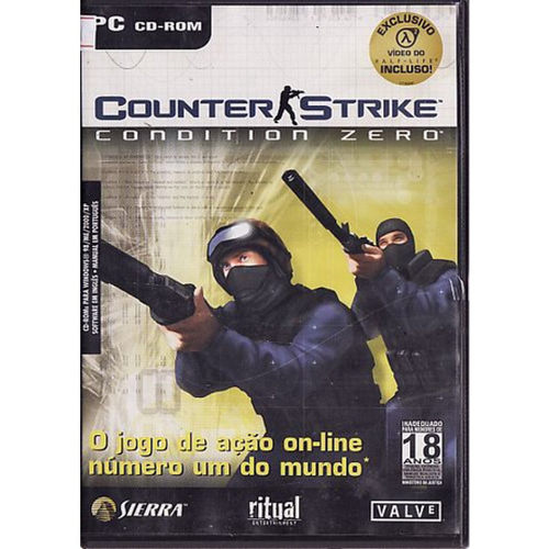 DVD Jogo de Video Game: Counter Strike Condition Zero PC - D0115