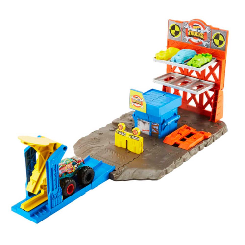 Conjunto de Pista - Hot Wheels - Monster Trucks - Estação de Explosão -  Mattel