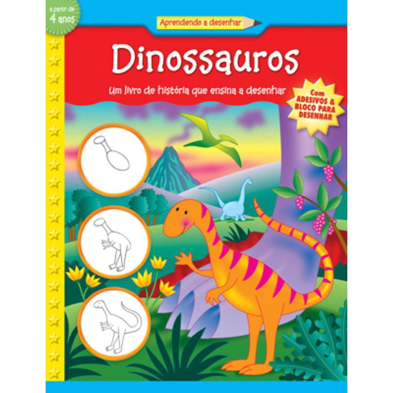 Dinossauros: livro com joguinhos em Promoção na Americanas