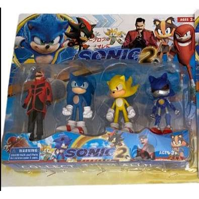 Kit 2 boneco da turma sonic no Shoptime