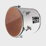 Repique de Mão Samba Music (By phx) 12 906MM brw Branco Wood - Madeira