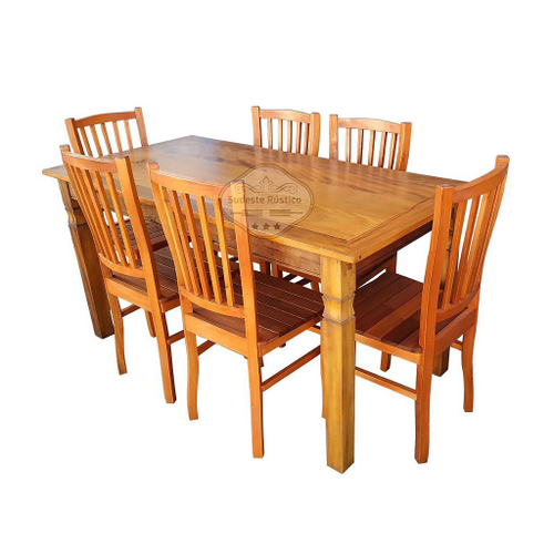 Conjunto de Mesa de Jantar com 6 Cadeiras Estofadas Maia I Veludo Off White  e Creme na Americanas Empresas