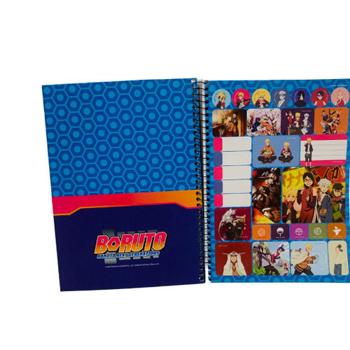 Caderno Anime boruto naruto nova geração Escolar 1 Materia em Promoção na  Americanas