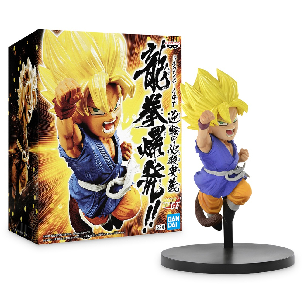 Action Figure Son Goku Saiyajin Dragon Ball gt – Coleção wrath of the dragon  20186 – Bandai Banpresto com Selo toei em Promoção na Americanas