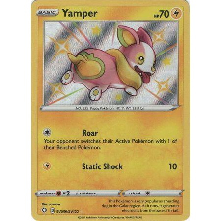 Carta Pokémon Original Shiny Yamper Destinos Brilhantes | Jogo de Tabuleiro  Original Copag Nunca Usado 80244792 | enjoei