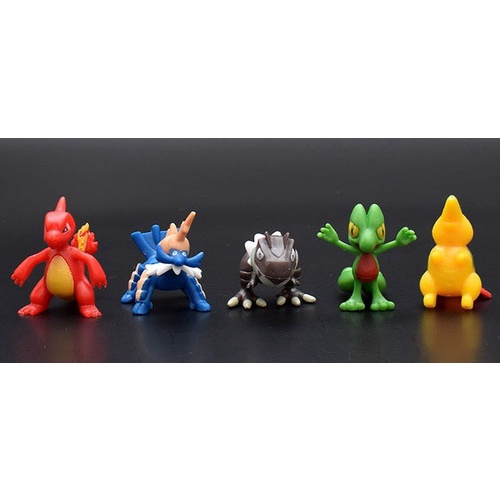 Kit Com 144 Bonecos Miniaturas Pokémon Sortidas Não Repete