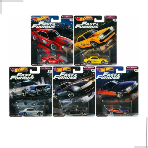 Coleção c/4 Velozes e Furiosos - Hot Wheels GBW75 no Shoptime