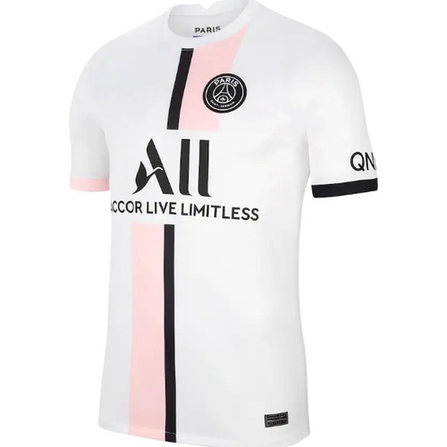 Camisa Paris Saint Germain psg Away Shirt Branca 21/22 em Promoção