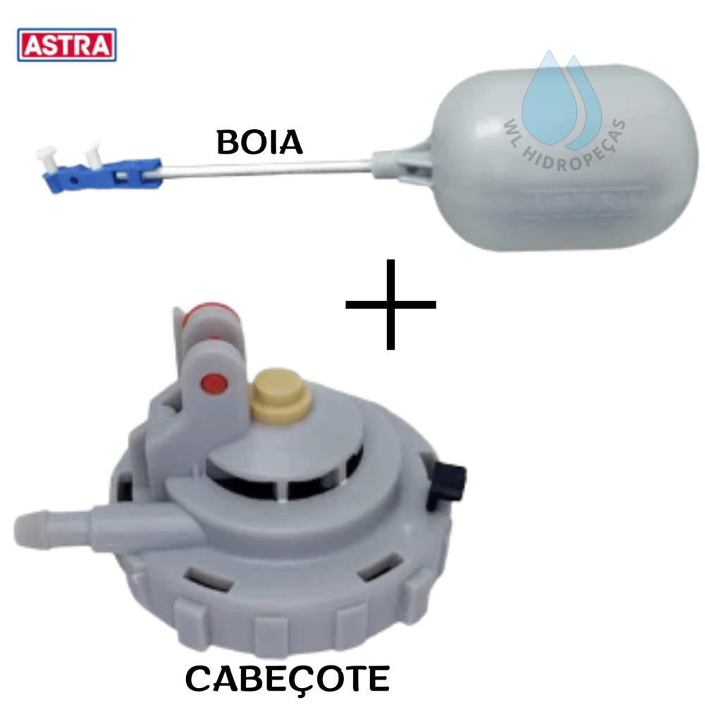 Kit Reparo Caixa Acoplada Cabe Ote Boia Universal Astra Submarino