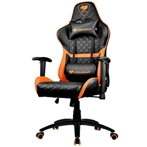 Cadeira Gamer Cougar Gaming Armor Titan Pro Preto/Laranja - 3MTITANS.0001