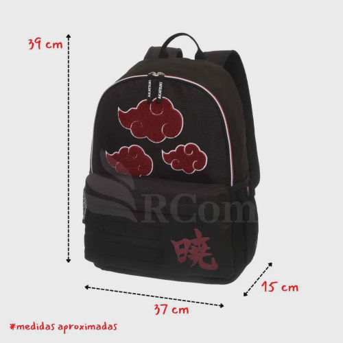 Mochila escolar bolsa anime Naruto Akatsuki Nuvens Itachi